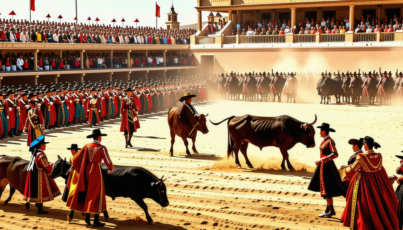 découvrez les étapes fascinantes d'une corrida traditionnelle, de l'entrée des toreros dans l'arène à la confrontation finale avec le taureau. cette analyse approfondie met en lumière les rituels, les techniques et les enjeux culturels qui entourent cet événement emblématique de la culture espagnole.