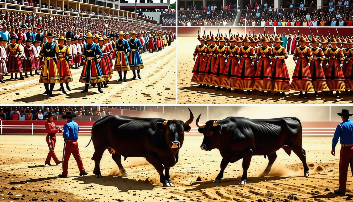 découvrez les différentes étapes d'une corrida traditionnelle, de l'entrée des toreros à la maîtrise du combat avec le taureau. une exploration captivante de cette pratique culturelle riche en émotions et en traditions.